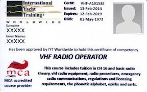 Права радиооператора VHF